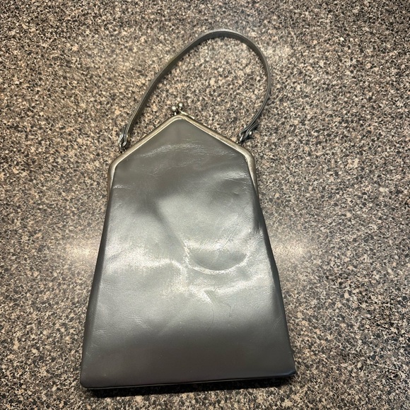 Stunning 1950’s Nicholas Reich Silver Leather Bag - Picture 1 of 7